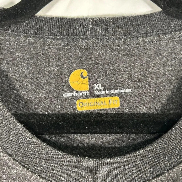 Carhartt T Shirt Men's XL Grey Short Sleeve Crew Neck Original Fit Graphic - Picture 5 of 13